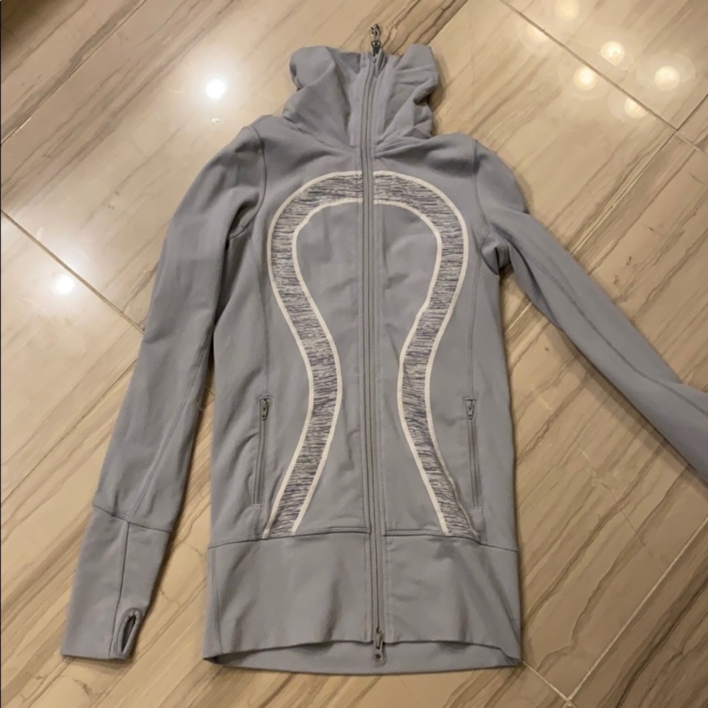 Grey lulu lemon zip up